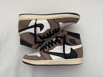Travis Scott × Nike Air Jordan 1 Retro High OG TS SP "Sail/Dark Mocha"