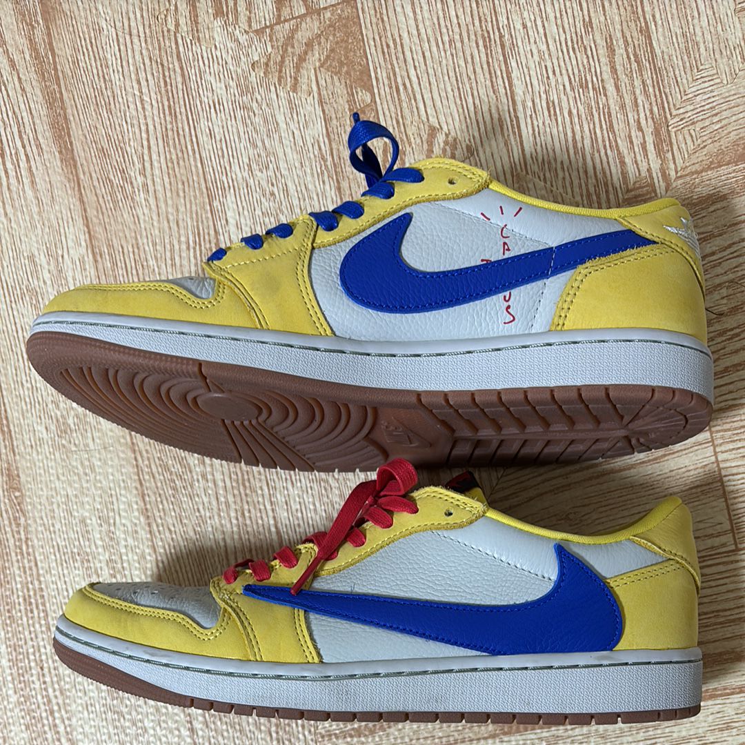 Travis Scott × Nike Women's Air Jordan 1 Retro Low OG "Canary"