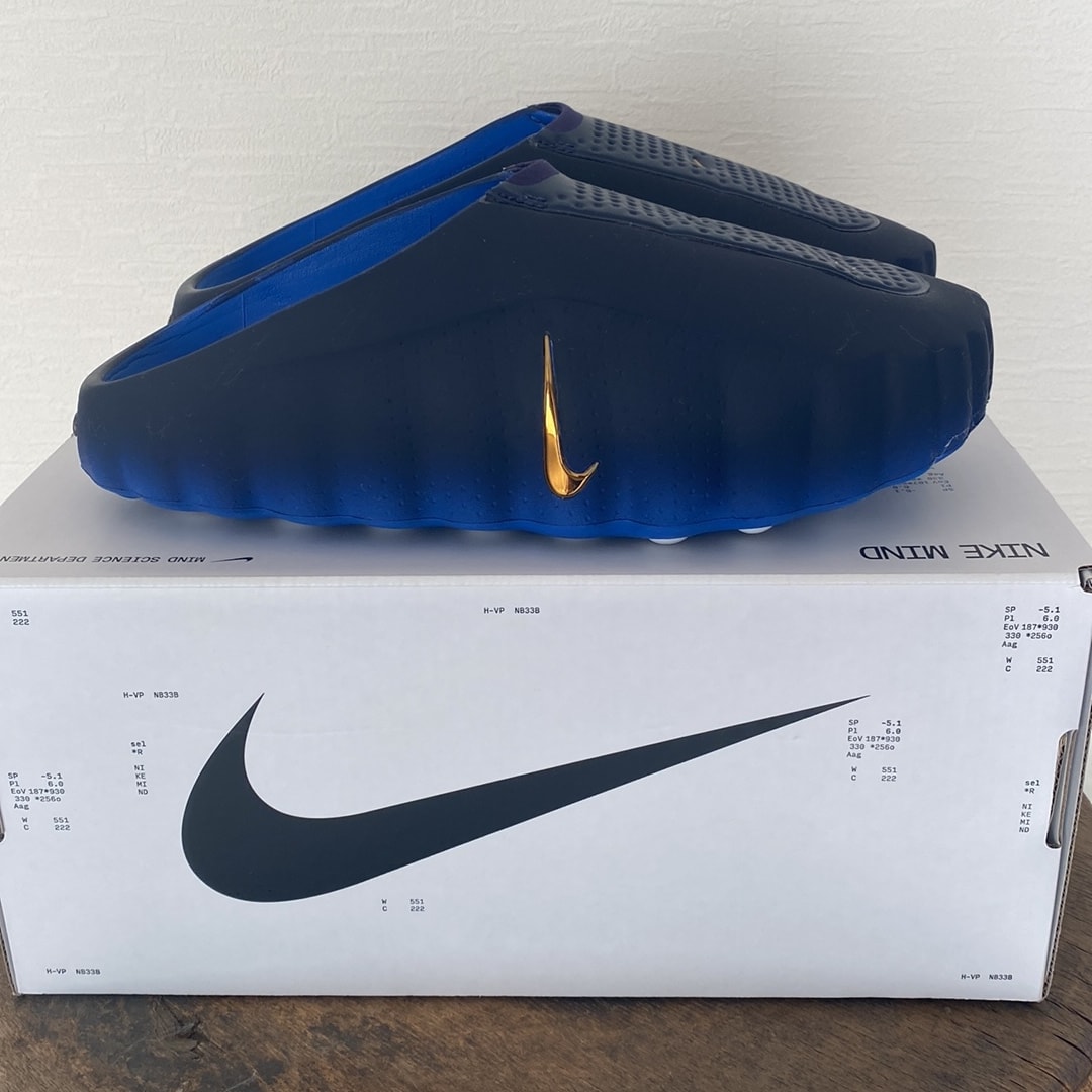 Nike Mind 001 Mules "Blackened Blue"