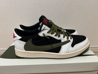 Travis Scott × Nike Women's Air Jordan 1 Low OG "Medium Olive"