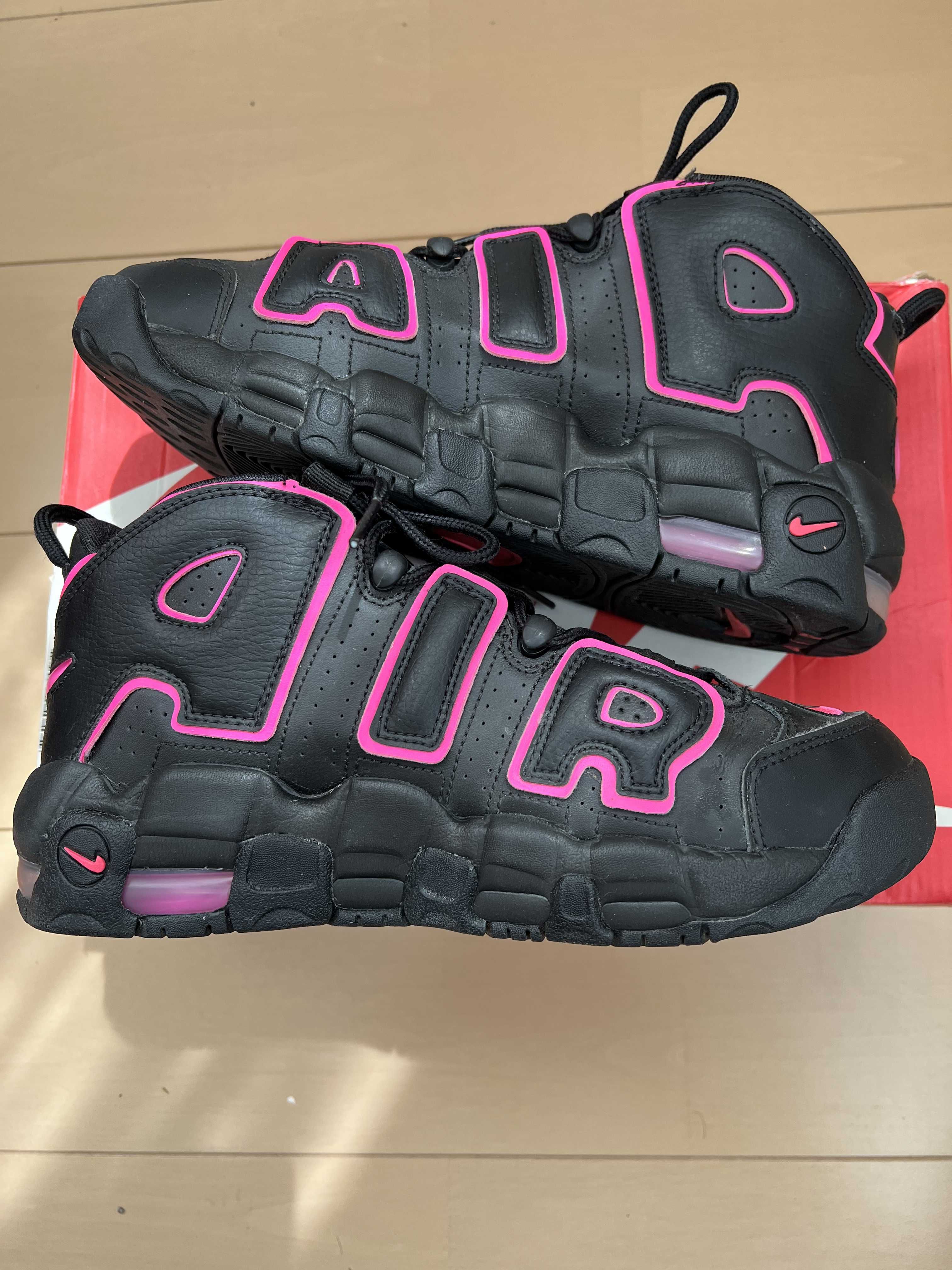 Nike GS Air More Uptempo "Black Pink Blast"