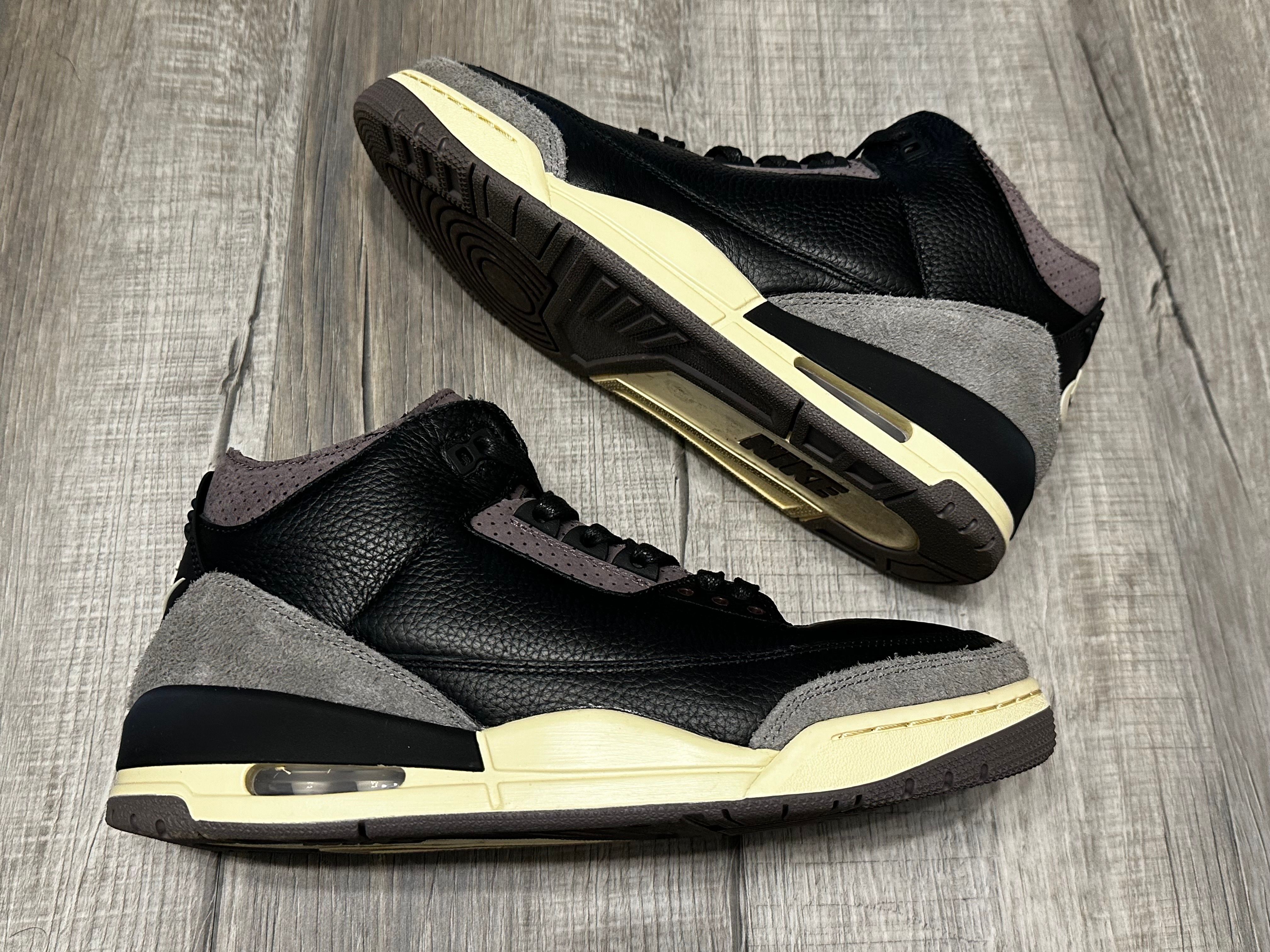 A Ma Maniere × Nike Women's Air Jordan 3 Retro OG SP "Black and Flat Pewter/WYWS"
