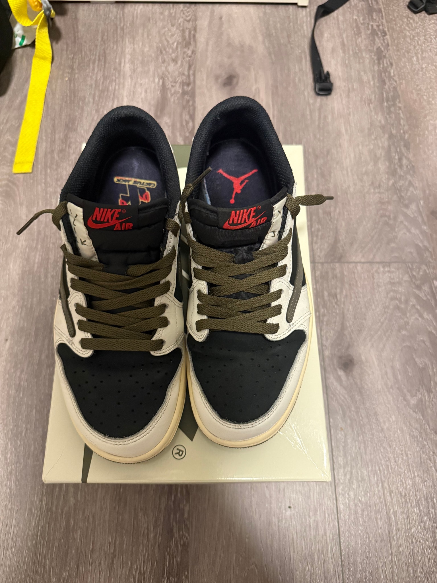 Travis Scott × Nike Women's Air Jordan 1 Low OG "Medium Olive"