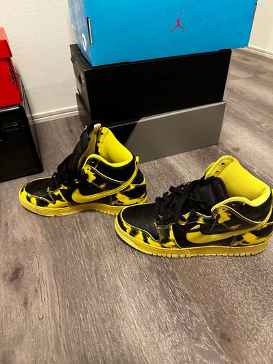 Nike Dunk High 1985 SP "Yellow Acid Wash"