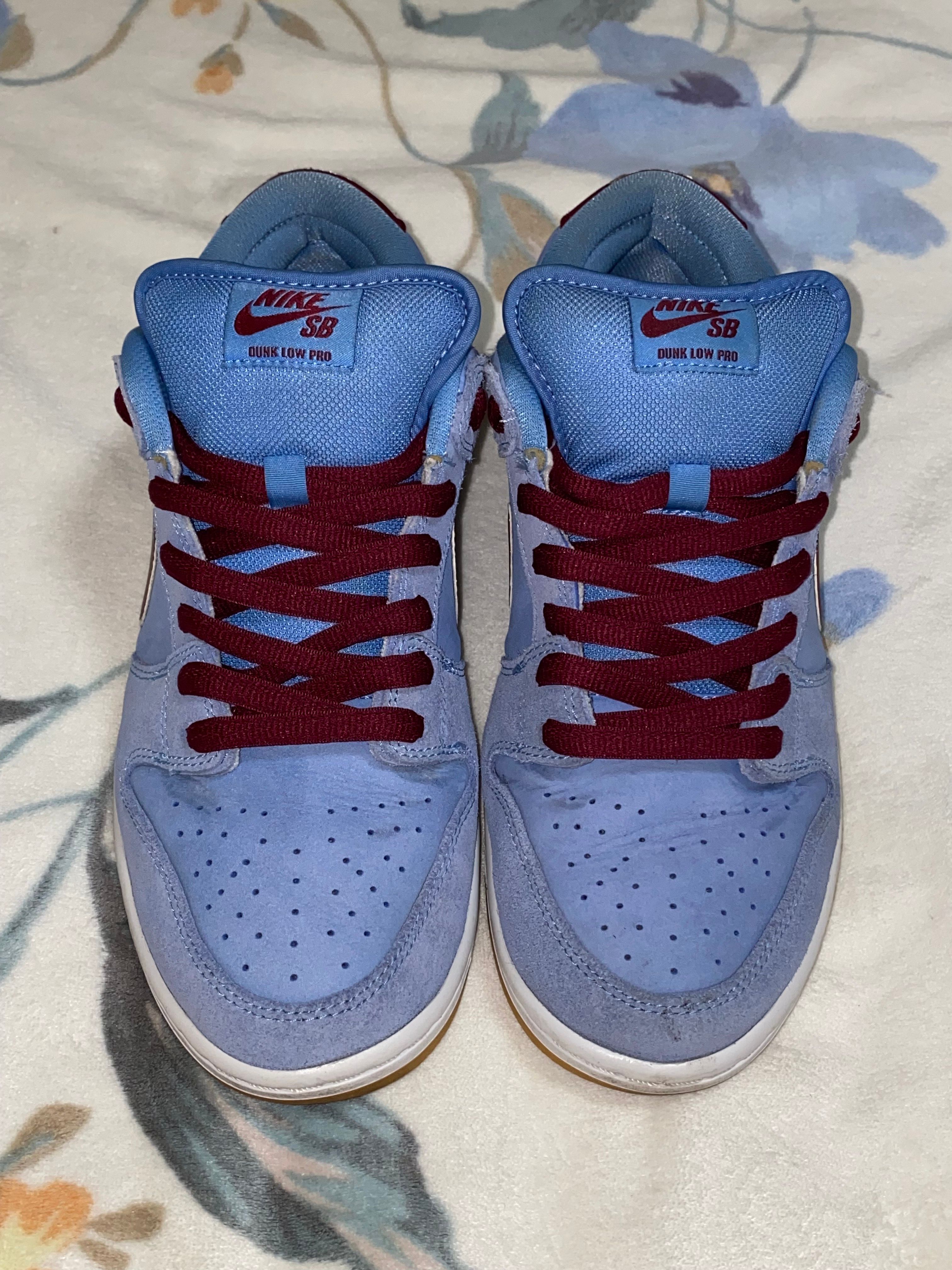 Nike SB Dunk Low Pro "Philadelphia Phillies/Valor Blue and Team Maroon"
