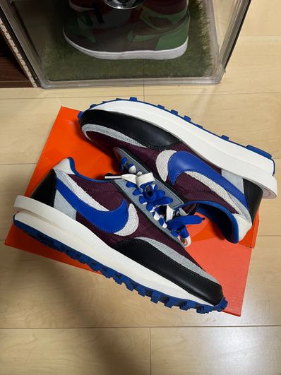 UNDERCOVER × sacai × Nike LD Waffle "Night Maroon/Pale Ivory-Ground Grey-Team Royal"