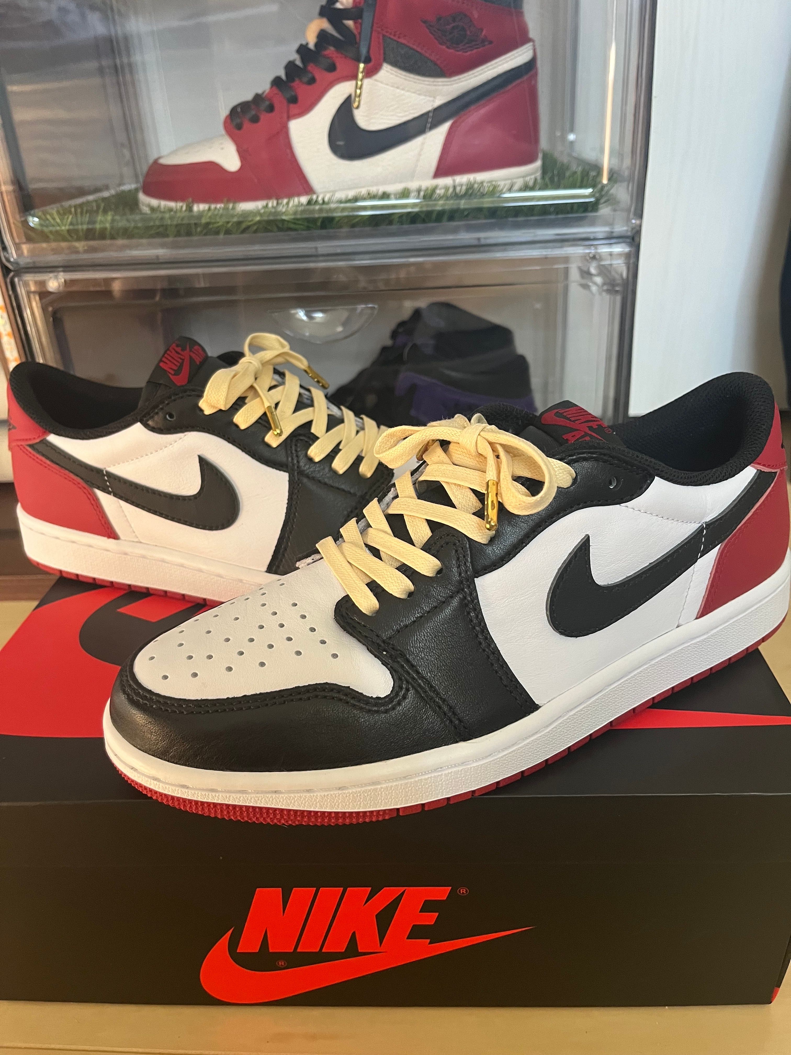 Nike Air Jordan 1 Retro Low OG "Black Toe"