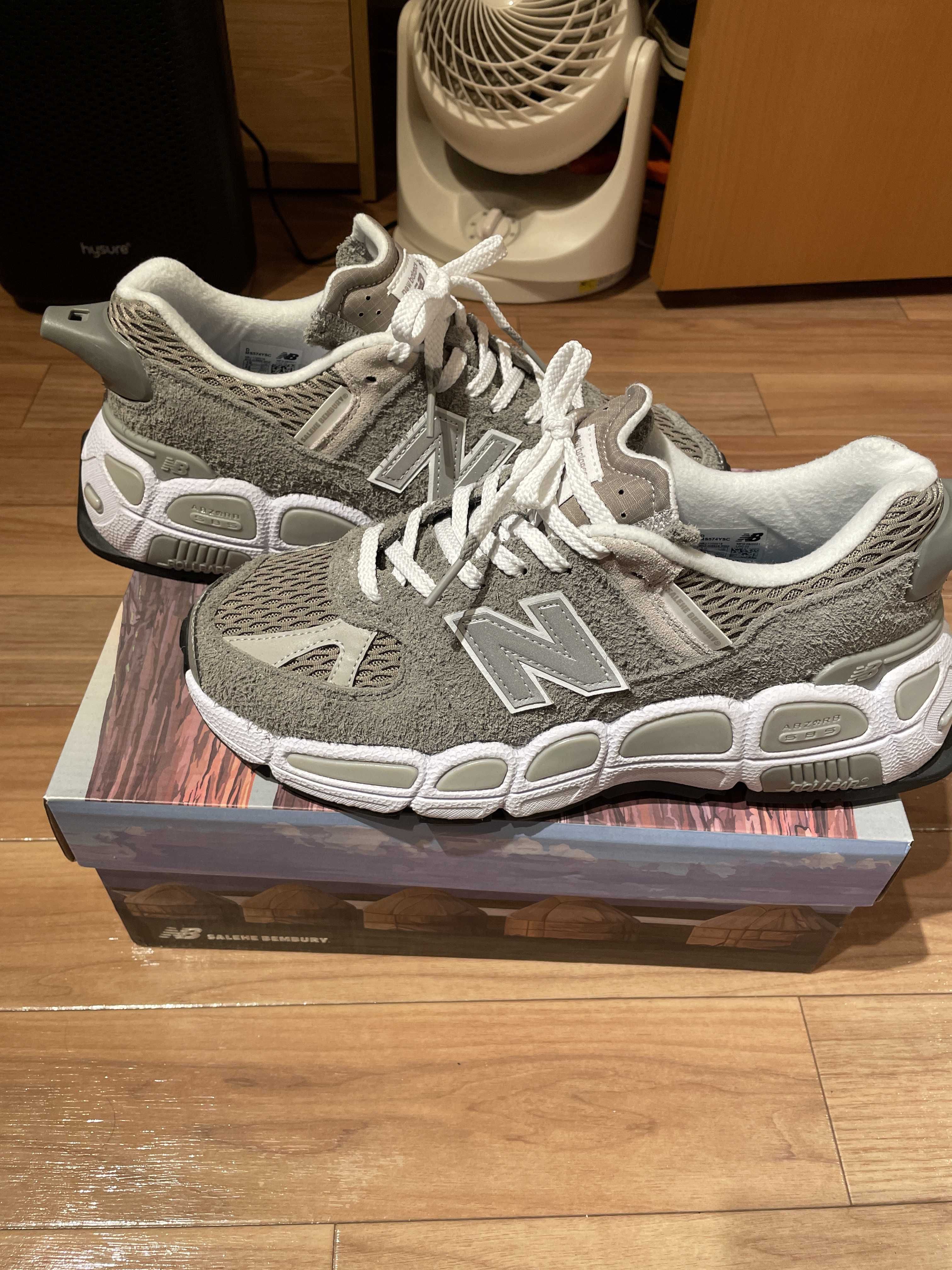 Salehe Bembury × New Balance 574 Yurt "Grey/White"