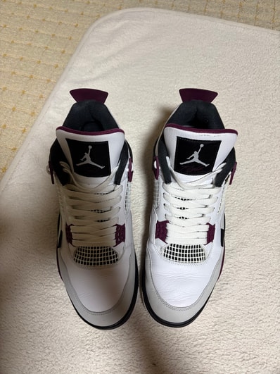 Paris Saint-Germain (PSG) × Nike Air Jordan 4 Retro "White/Black-Metallic Gold-Bordeaux"