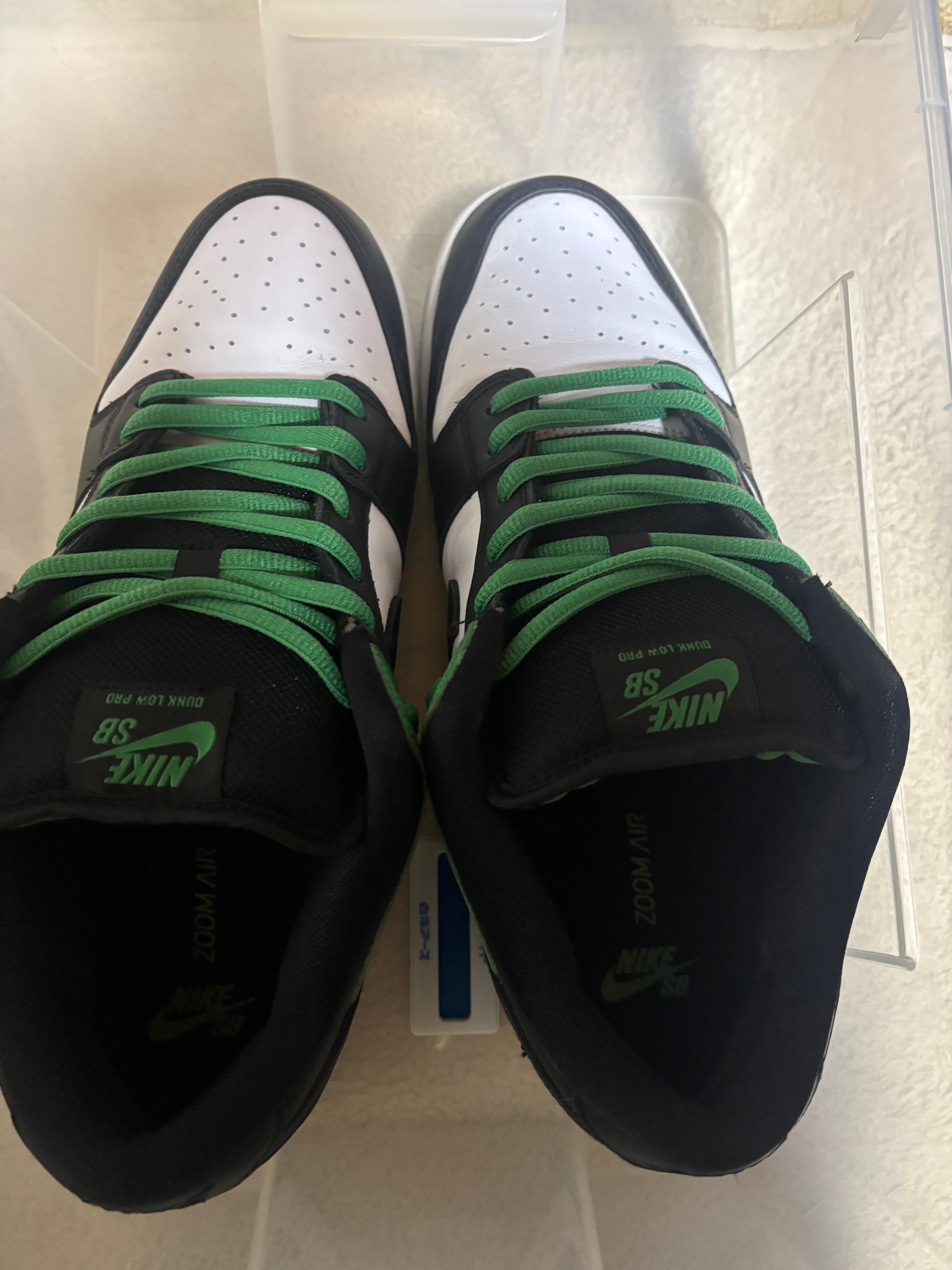 Nike SB Dunk Low Pro "Black and Classic Green"