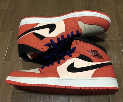 Nike Air Jordan 1 Mid "Team Orange Black"