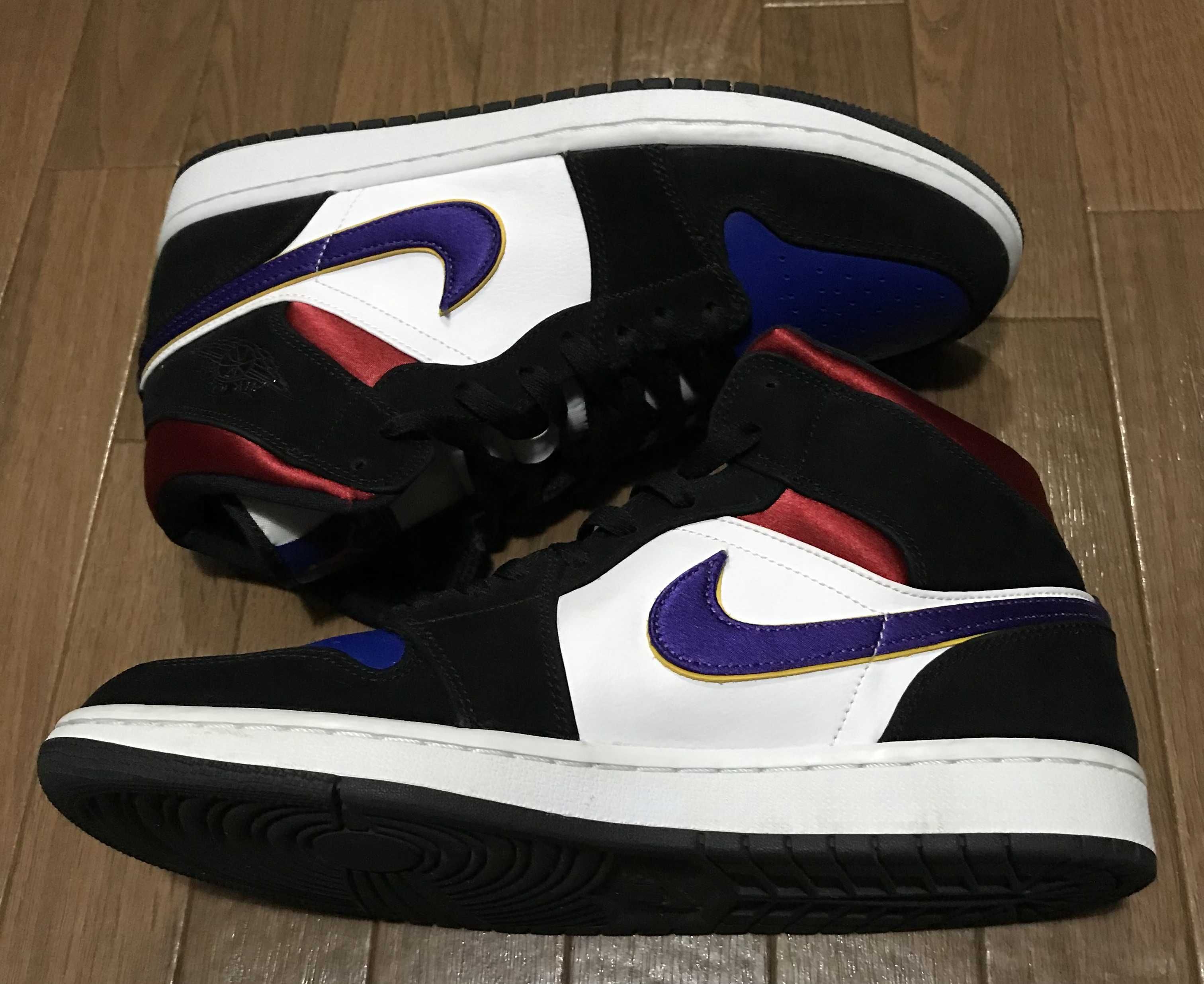 NIKE AIR JORDAN 1 MID "LAKERS TOP 3"