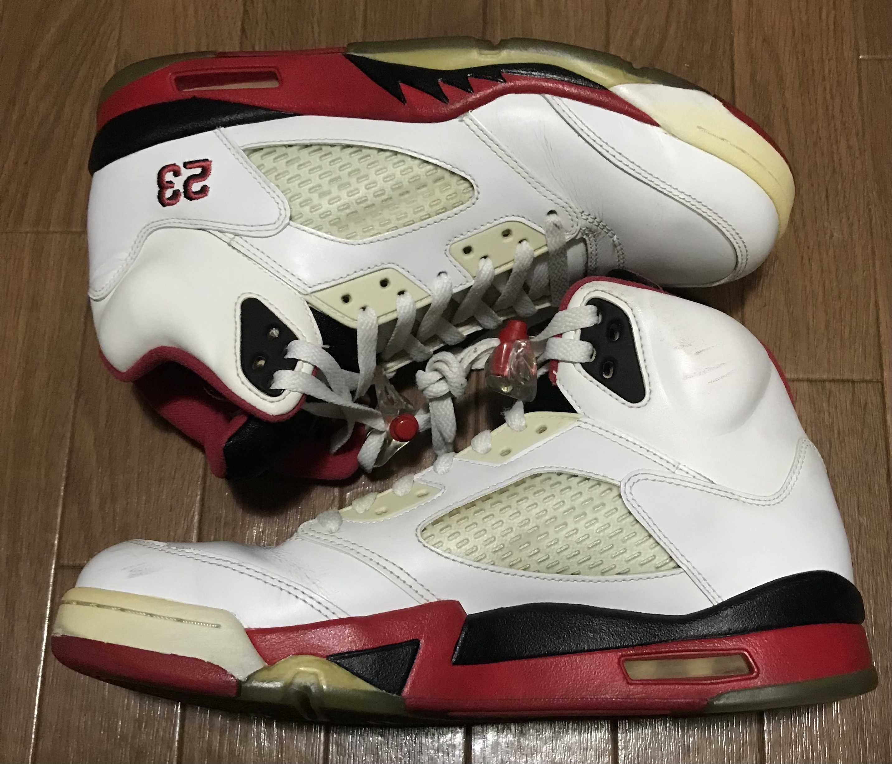 Nike Air Jordan 5 Retro "Fire Red/Black Tongue" (2013)