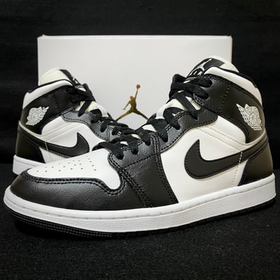 Nike Women's Air Jordan 1 Mid "Black/White"
