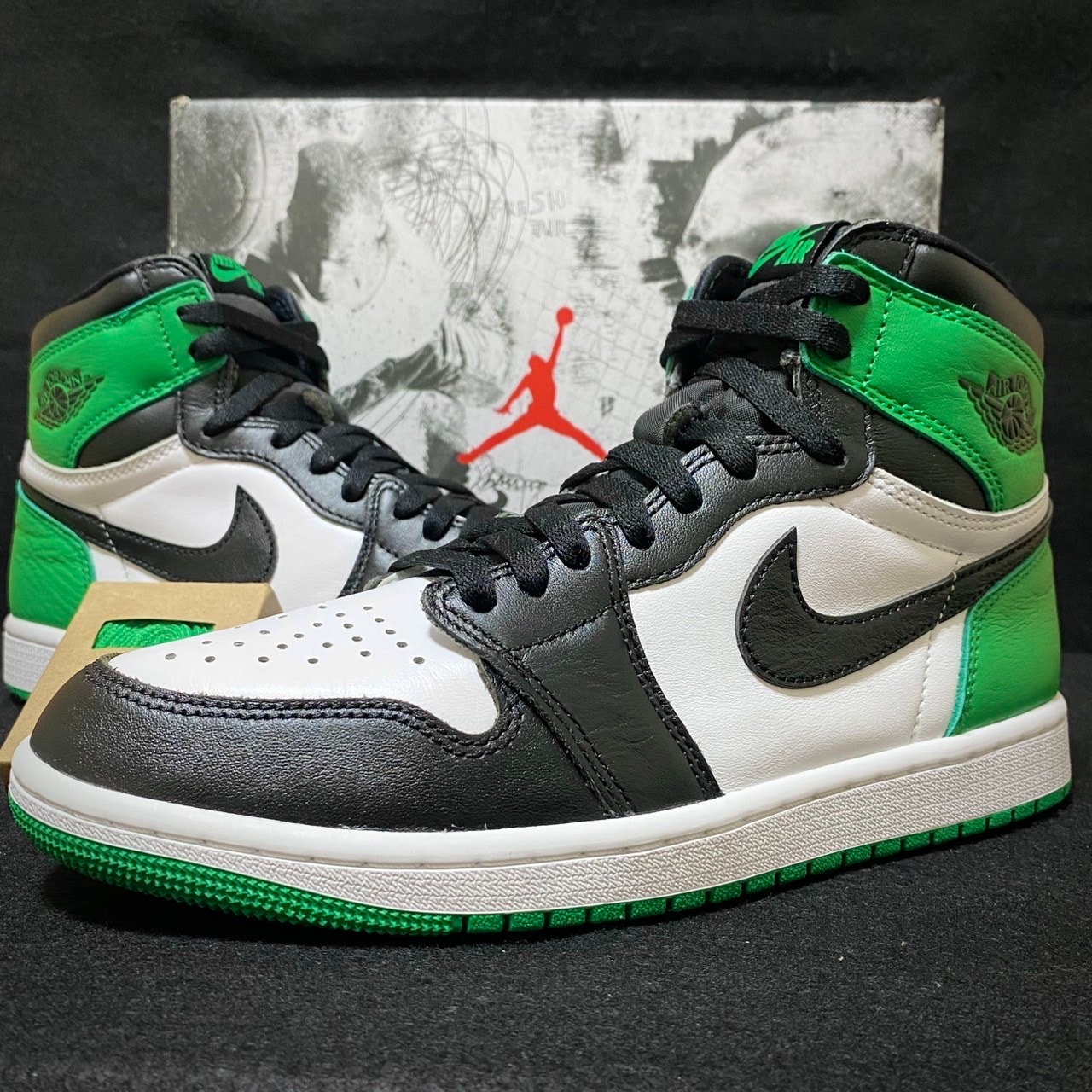 Nike Air Jordan 1 Retro High OG "Celtics/Black and Lucky Green" (2023)
