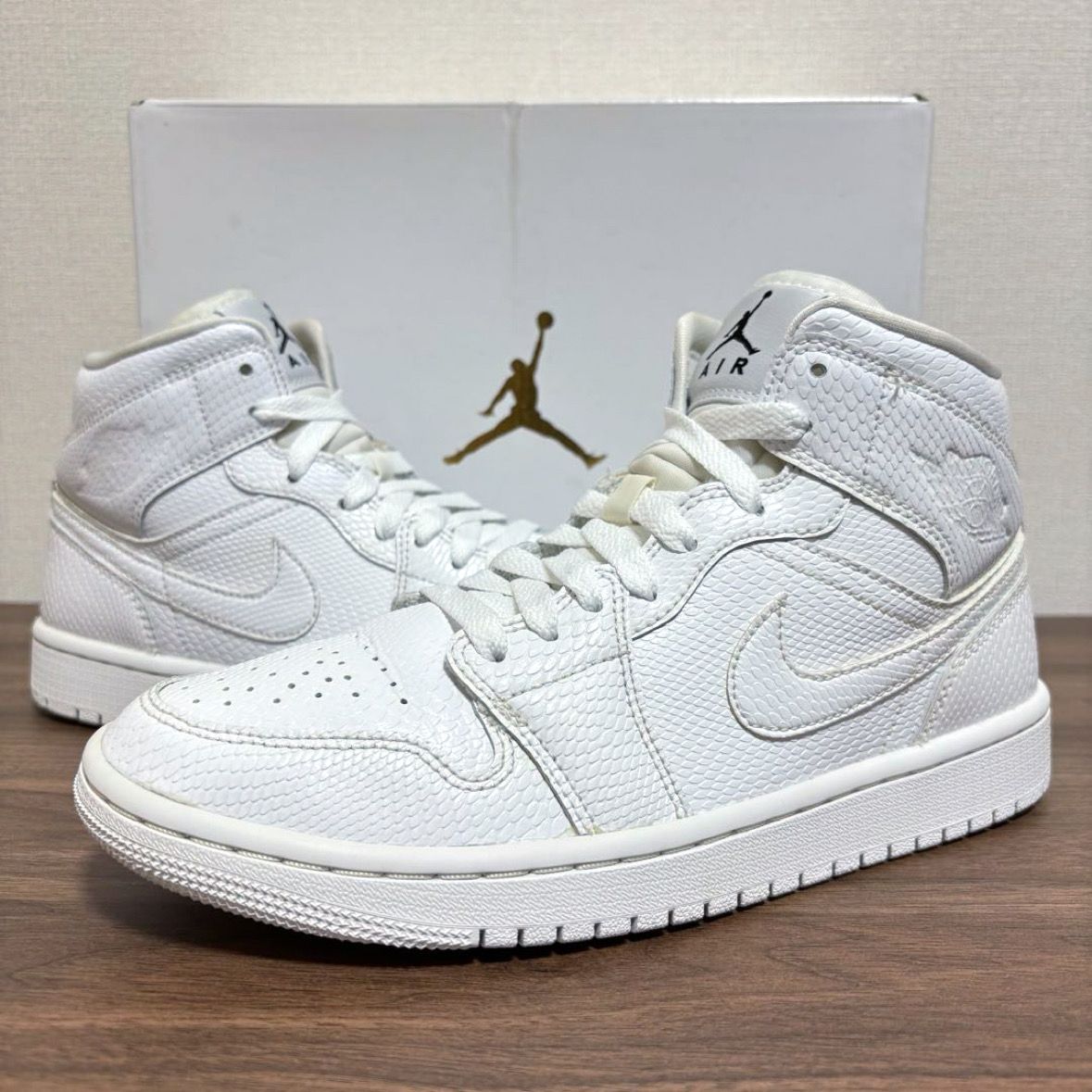 Nike Women's Air Jordan 1 Mid "Snake Skin"