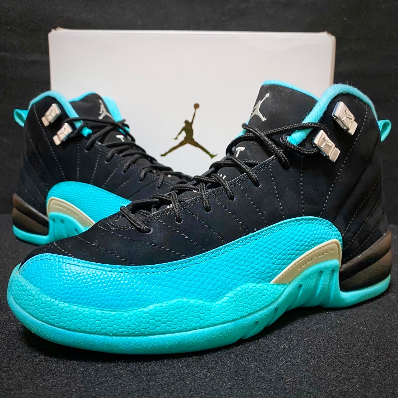 ナイキ GS エアジョーダン 12 レトロ "ハイパー ジェイド"