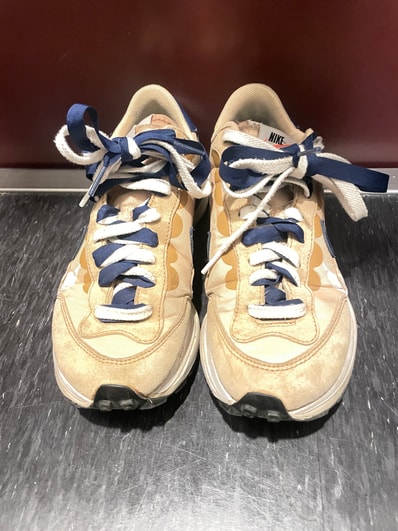 Sacai × Nike Vapor Waffle "Sesame And Blue Void"