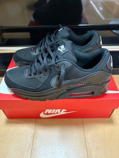 Nike Air Max 90 "Black/Sports Red/White"