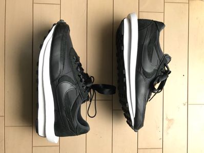 sacai × Nike LDV Waffle "Triple Black"