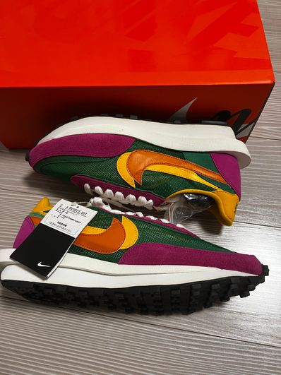 sacai × NIKE LDV WAFFLE "PINE GREEN"