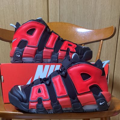 Nike Air More Uptempo '96 "Black and University Red"