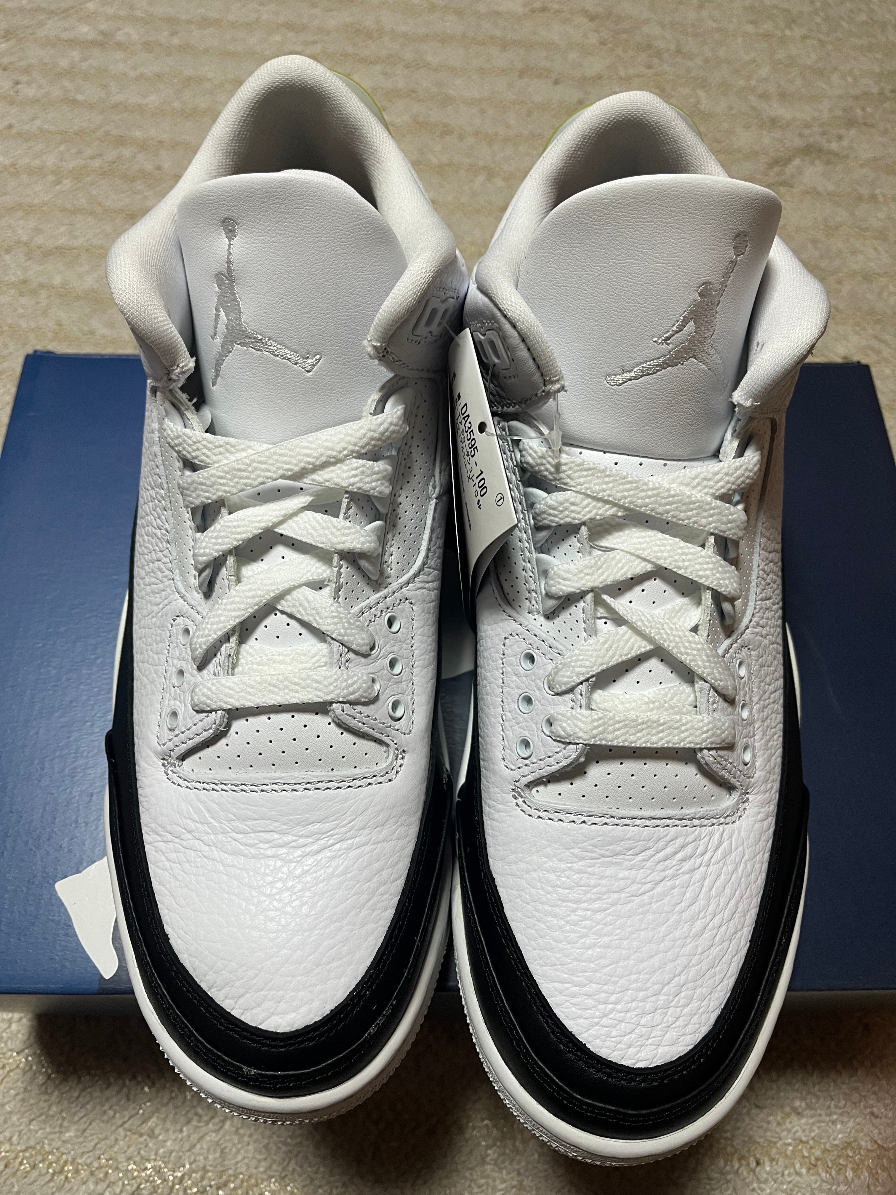 Fragment × Nike Air Jordan 3 "White/Black"