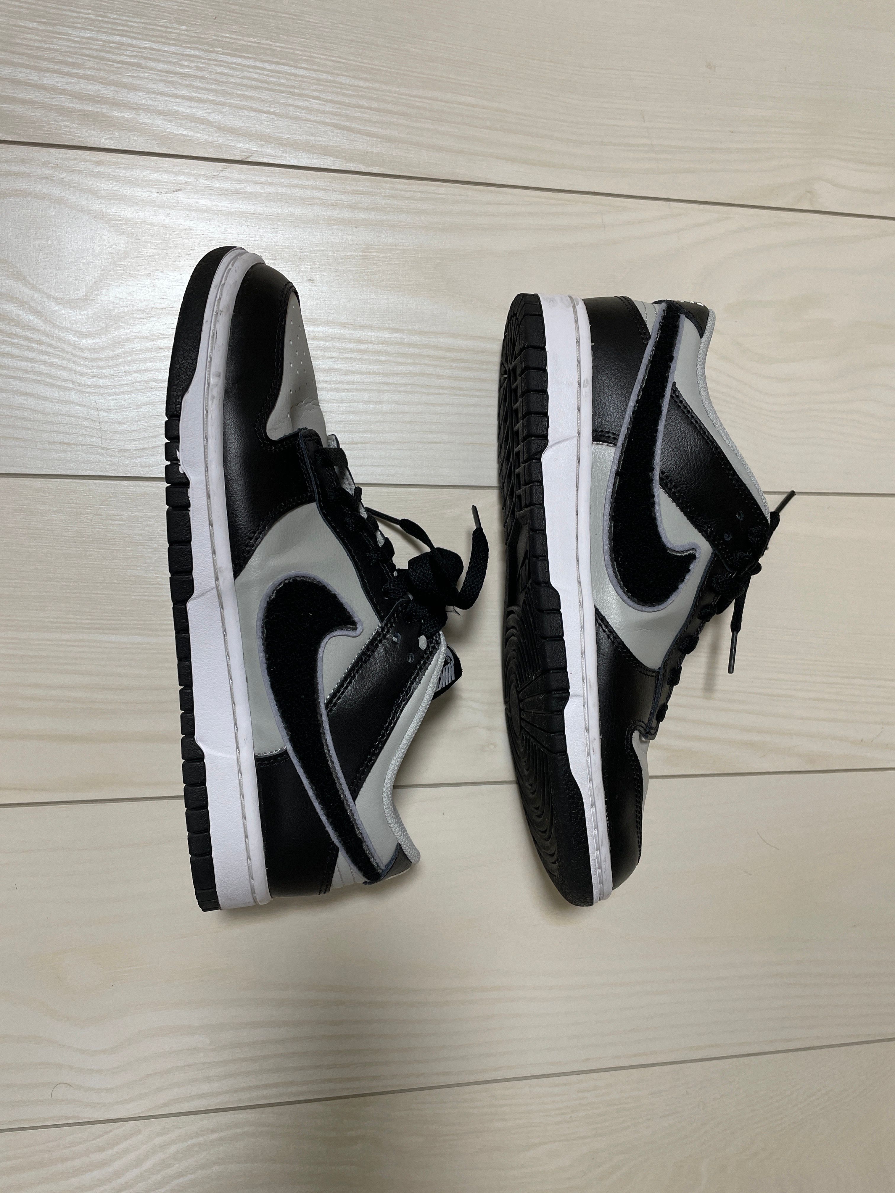 Nike Dunk Low Retro Chenille Swoosh "Black Grey"