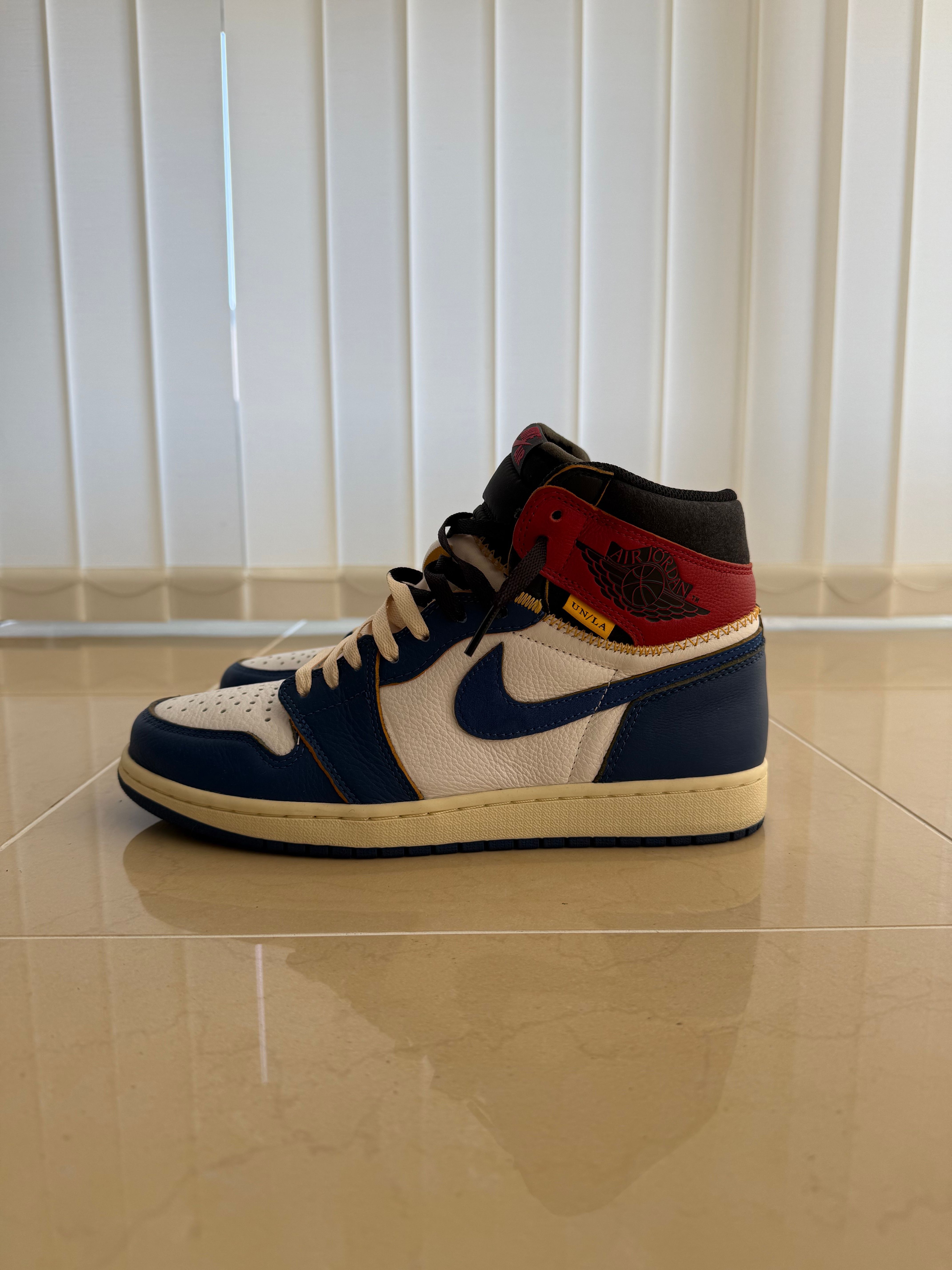 Union × Nike Air Jordan 1 Retro High OG NRG "Storm Blue/Varsity Red"