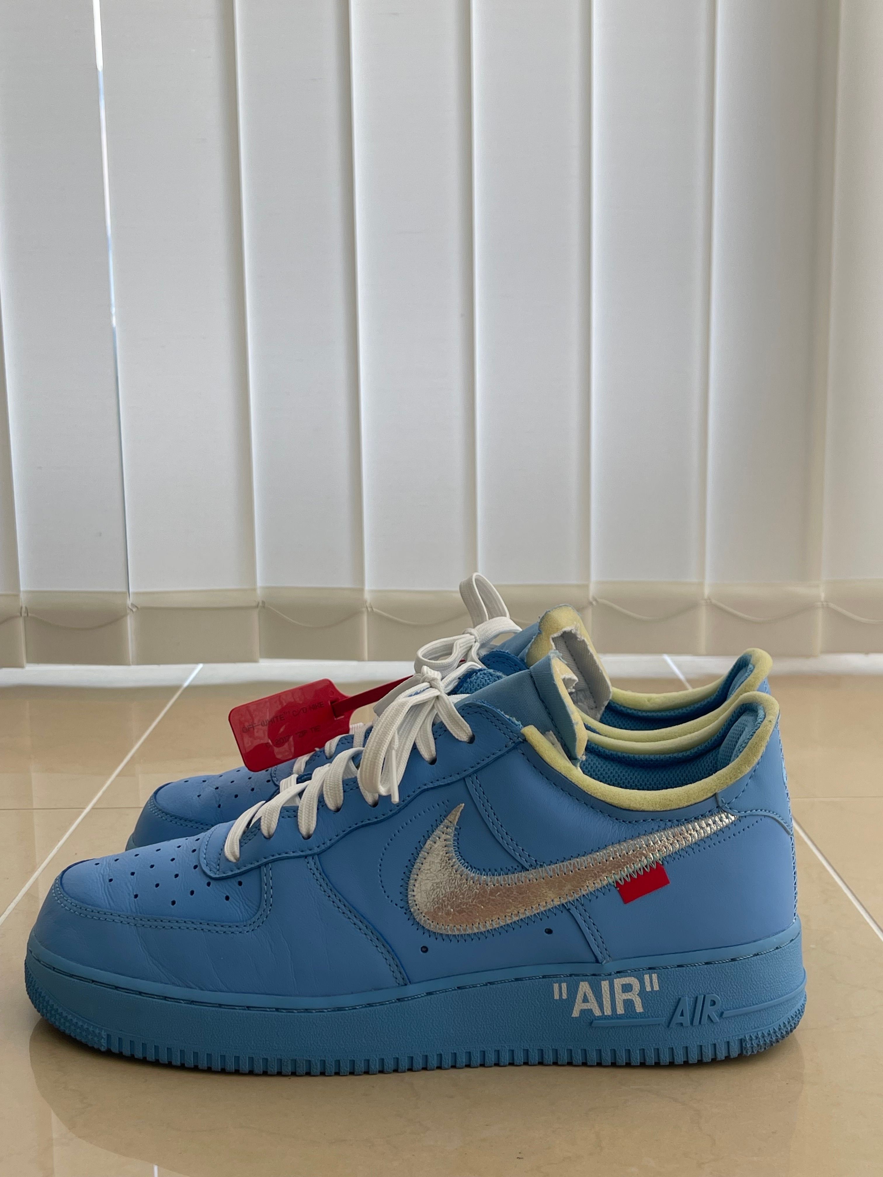 Off-White × Nike Air Force 1 Low "MCA University Blue"