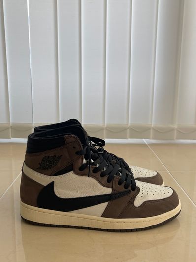 Travis Scott × Nike Air Jordan 1 Retro High OG TS SP "Sail/Dark Mocha"