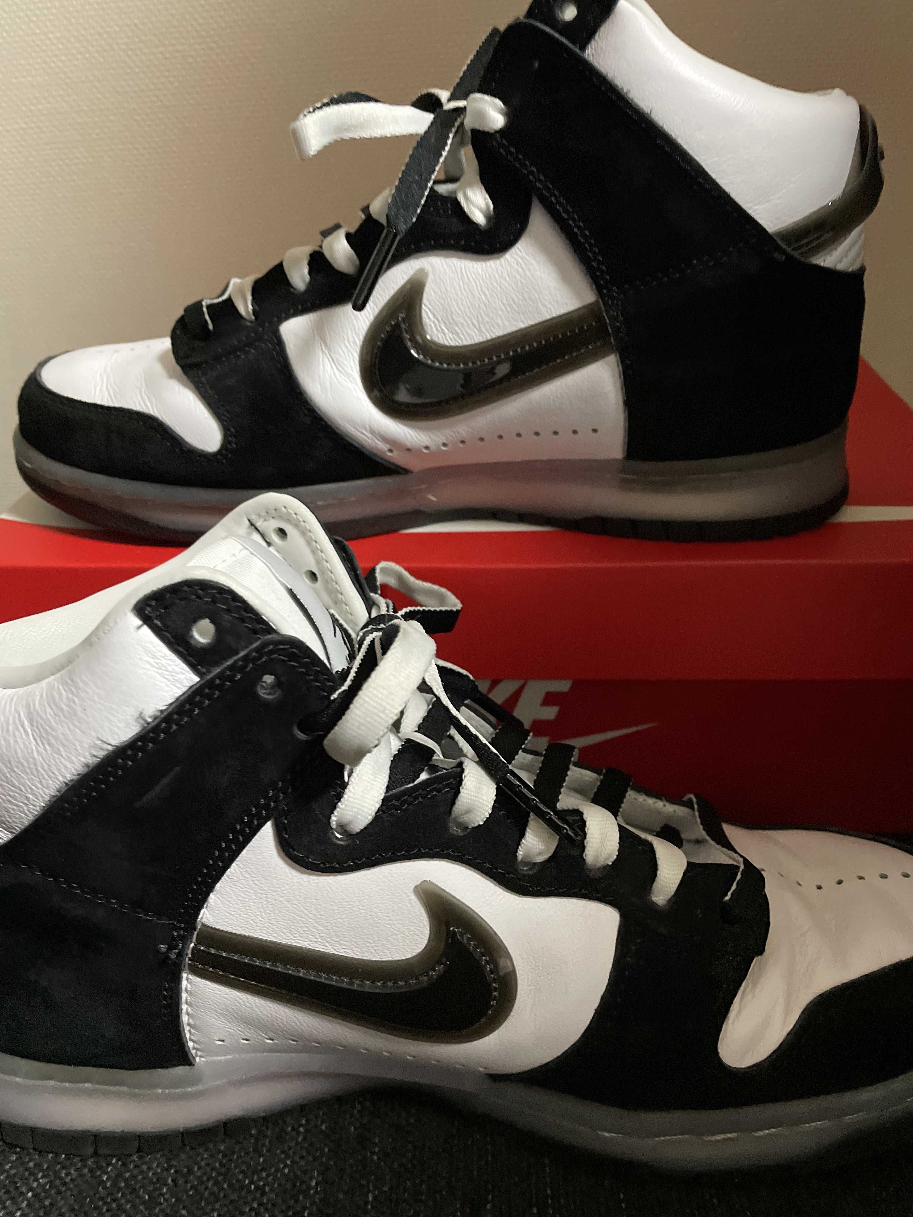 SLAM JAM x NIKE DUNK HIGH "WHITE/CLEAR BLACK"