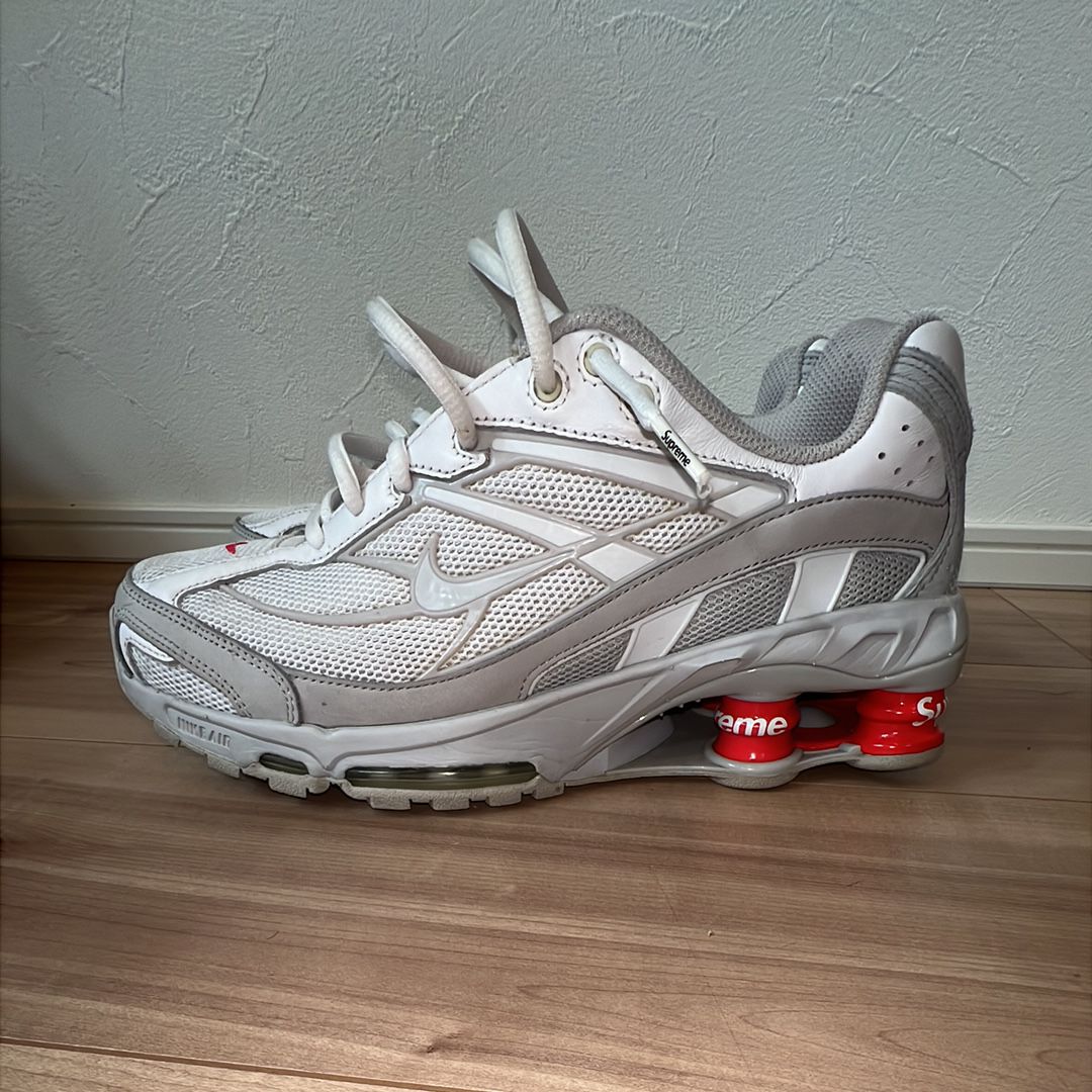 Supreme × Nike Shox Ride 2 "White/Grey Fog/Flat Platinum"