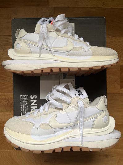 sacai × Nike Vapor Waffle "White Gum"