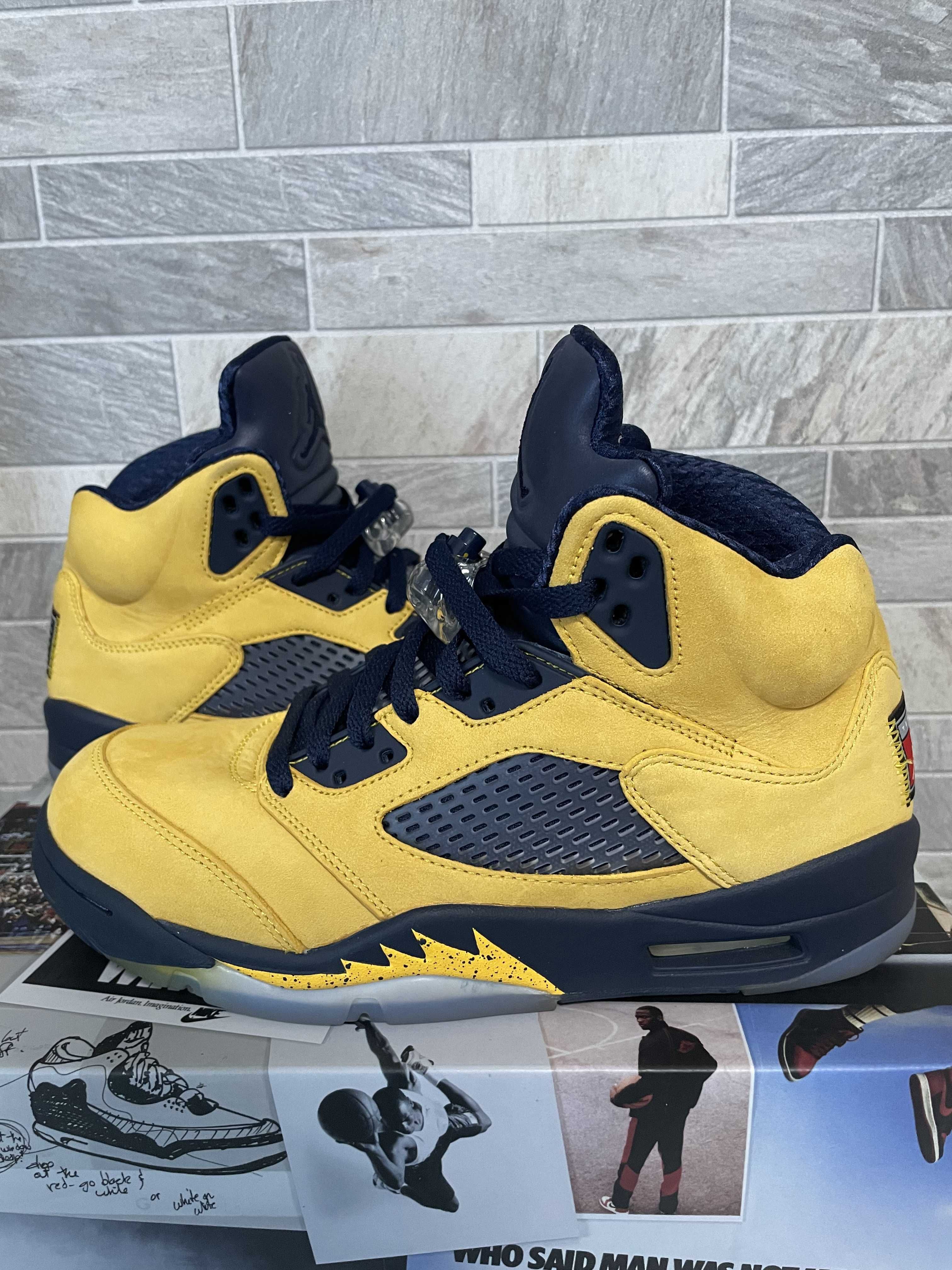 NIKE AIR JORDAN 5 "MICHIGAN"