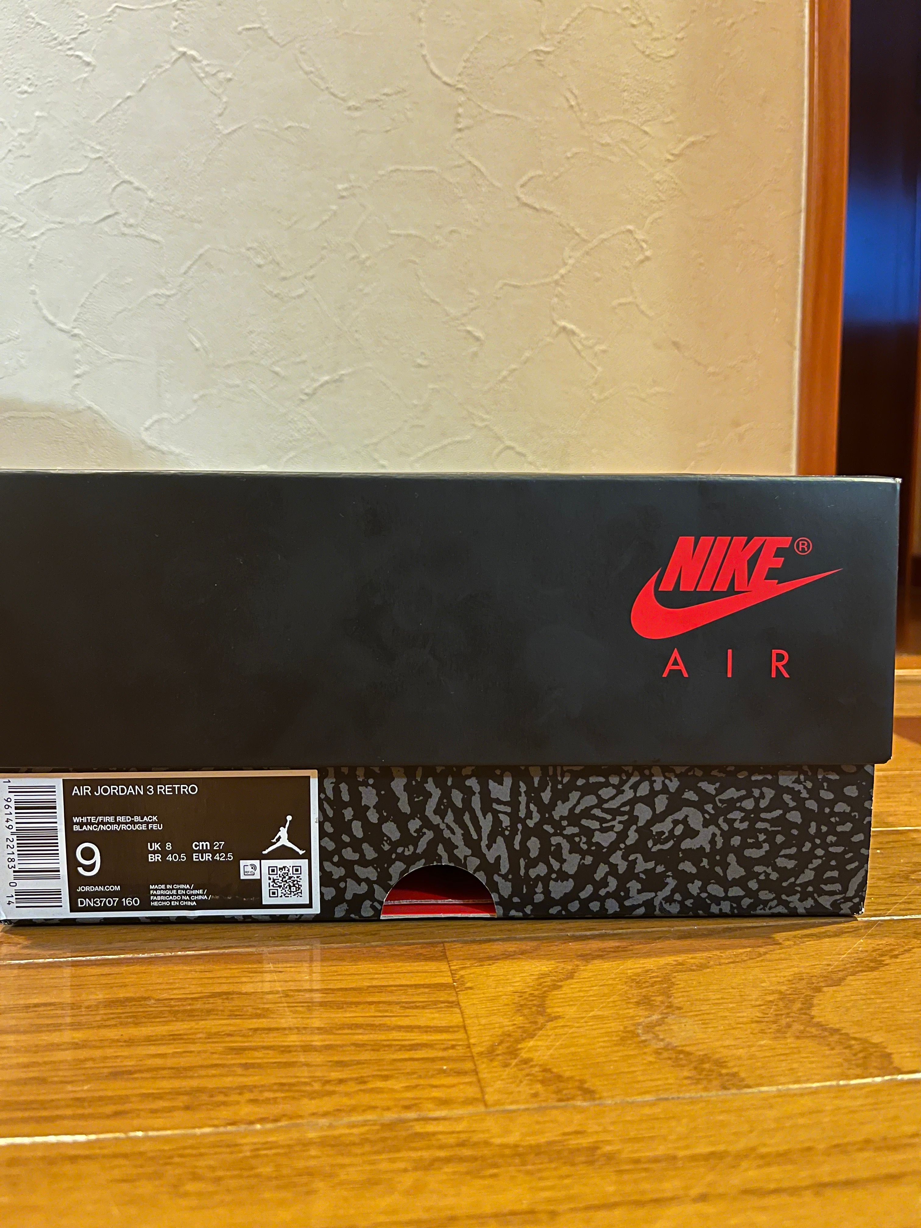 Nike Air Jordan 3 Retro OG "Fire Red" (2022)