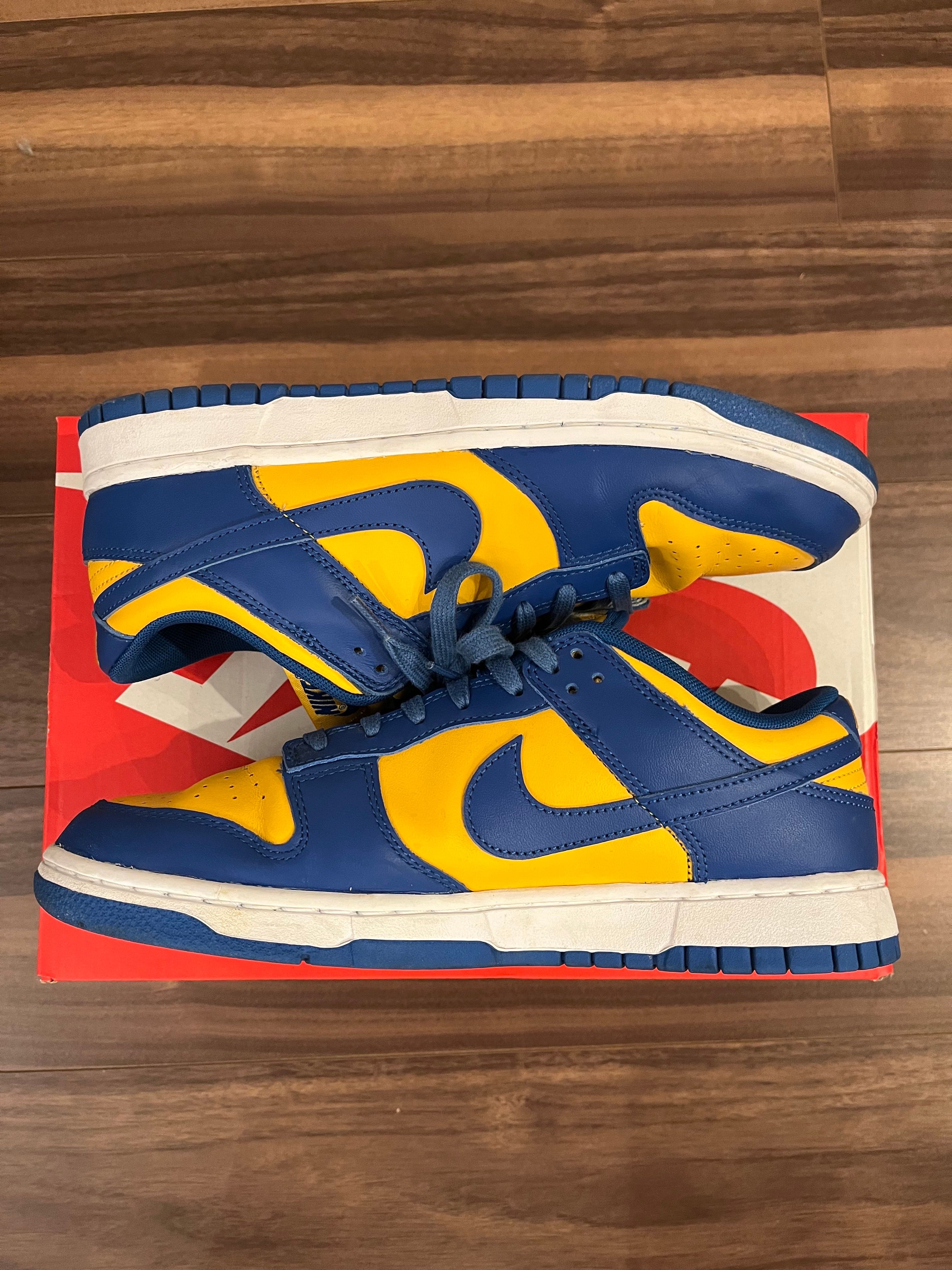 Nike Dunk Low "Blue Jay and University Gold"