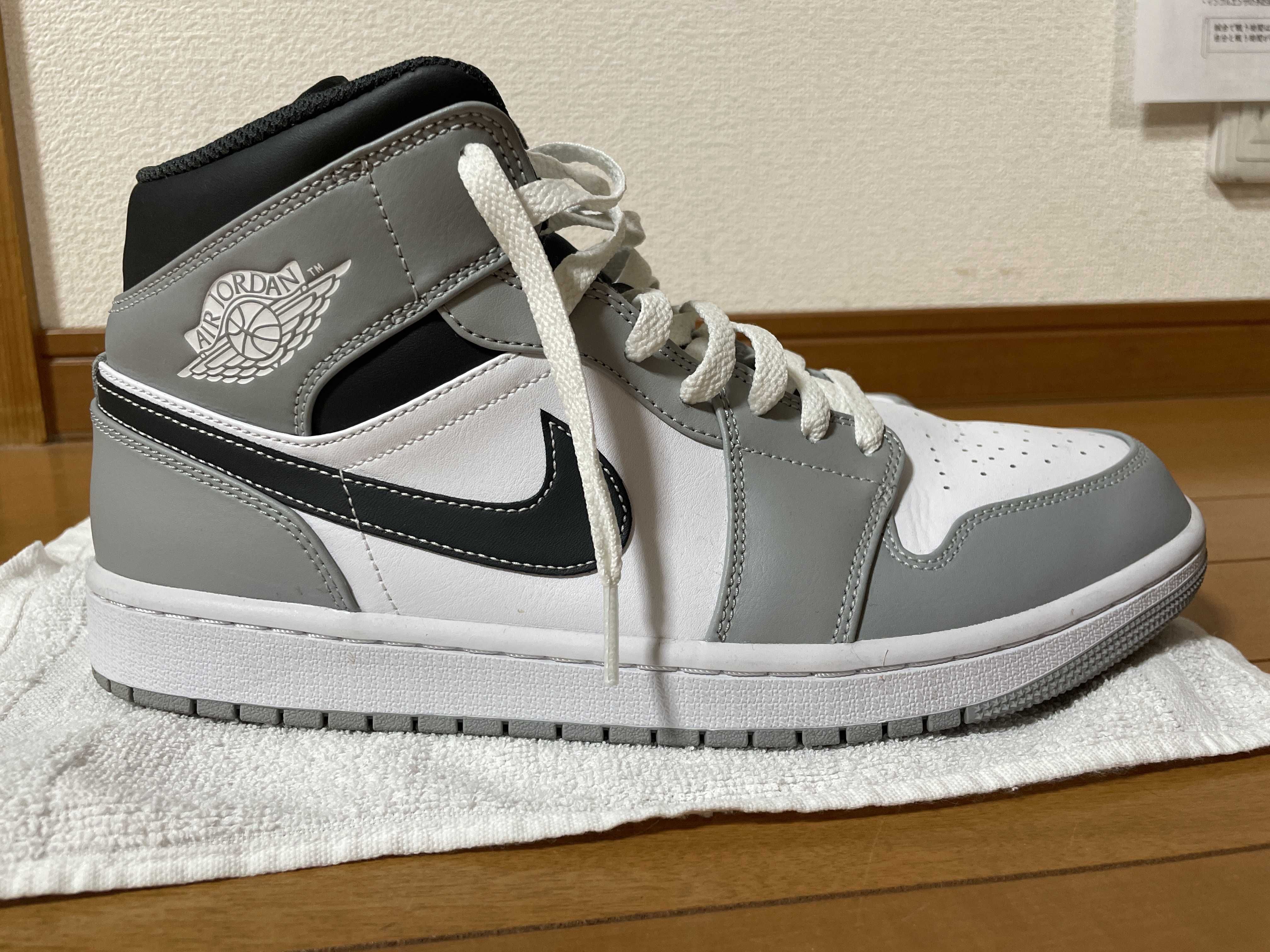 Nike Air Jordan 1 Mid "Grey White/Anthracite"