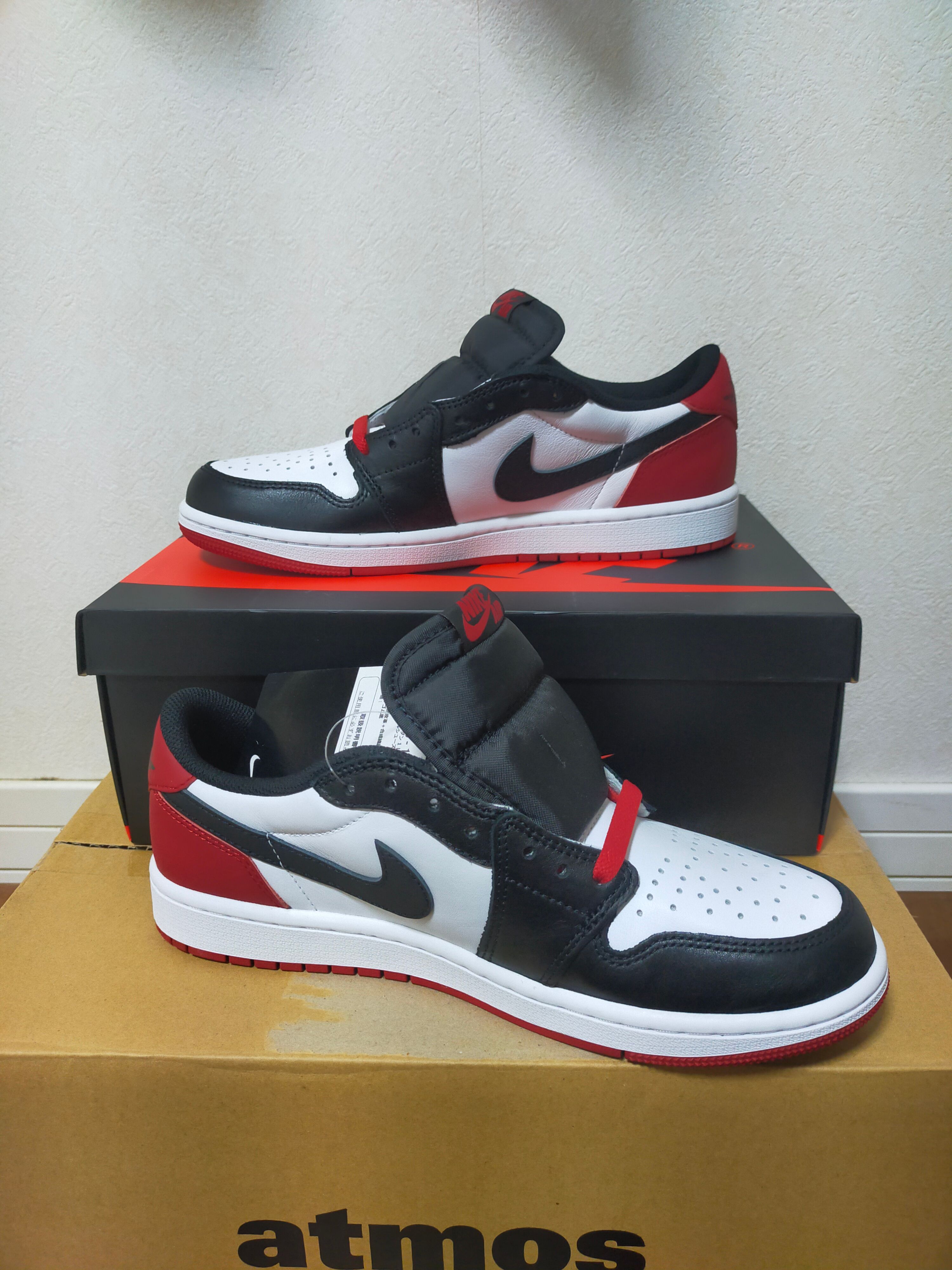 Nike Air Jordan 1 Retro Low OG "Black Toe"