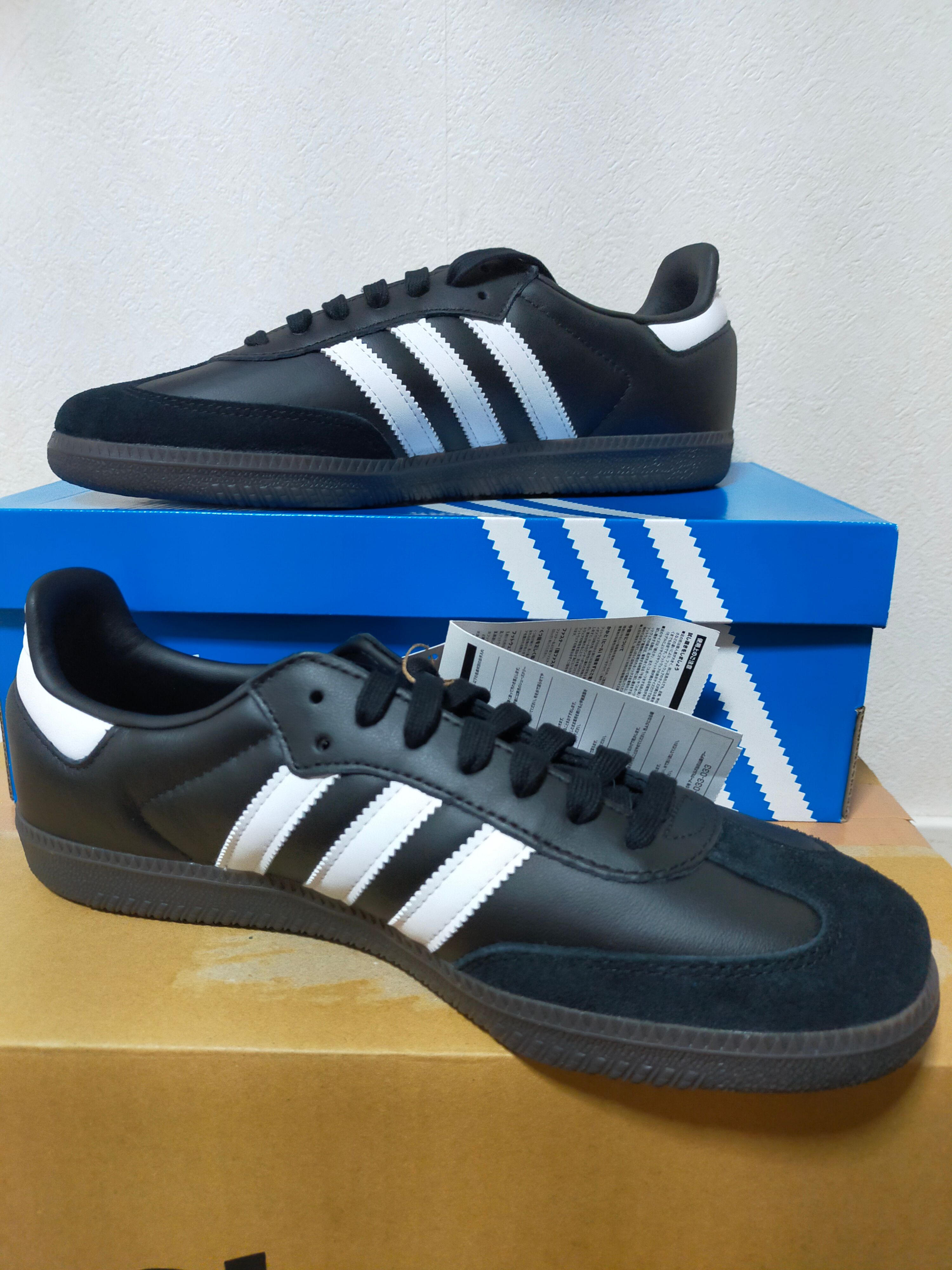 adidas Samba OG "Core Black/Cloud White/Gum"