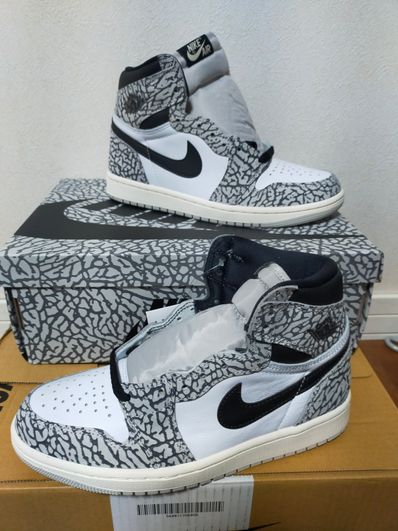 Nike Air Jordan 1 High OG "White Cement/Safari"