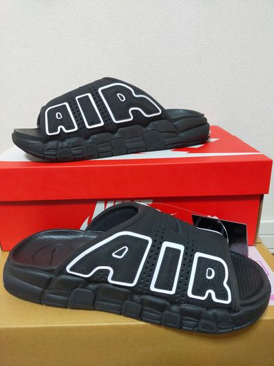 Nike Air More Uptempo Slide "Black" (DV2132-001/DV2137-001)