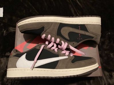 Travis Scott × Nike Air Jordan 1 Low OG SP-T "Black/Dark Mocha"