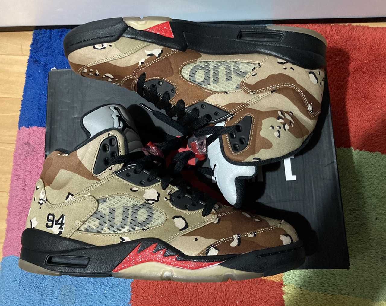 Supreme × Nike Air Jordan 5 Retro "Desert Camo"