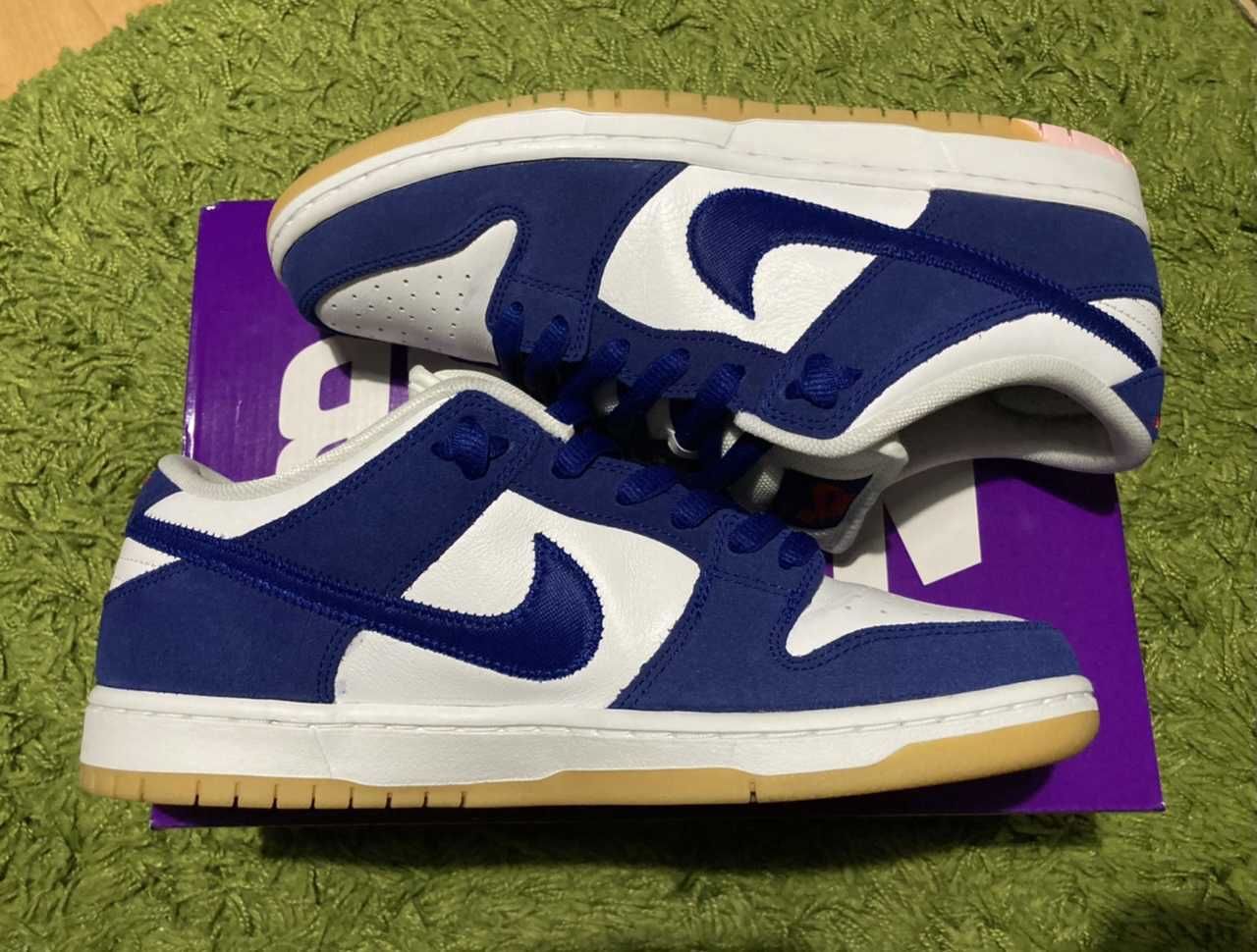 Nike SB Dunk Low "Los Angeles Dodgers/Deep Royal Blue"