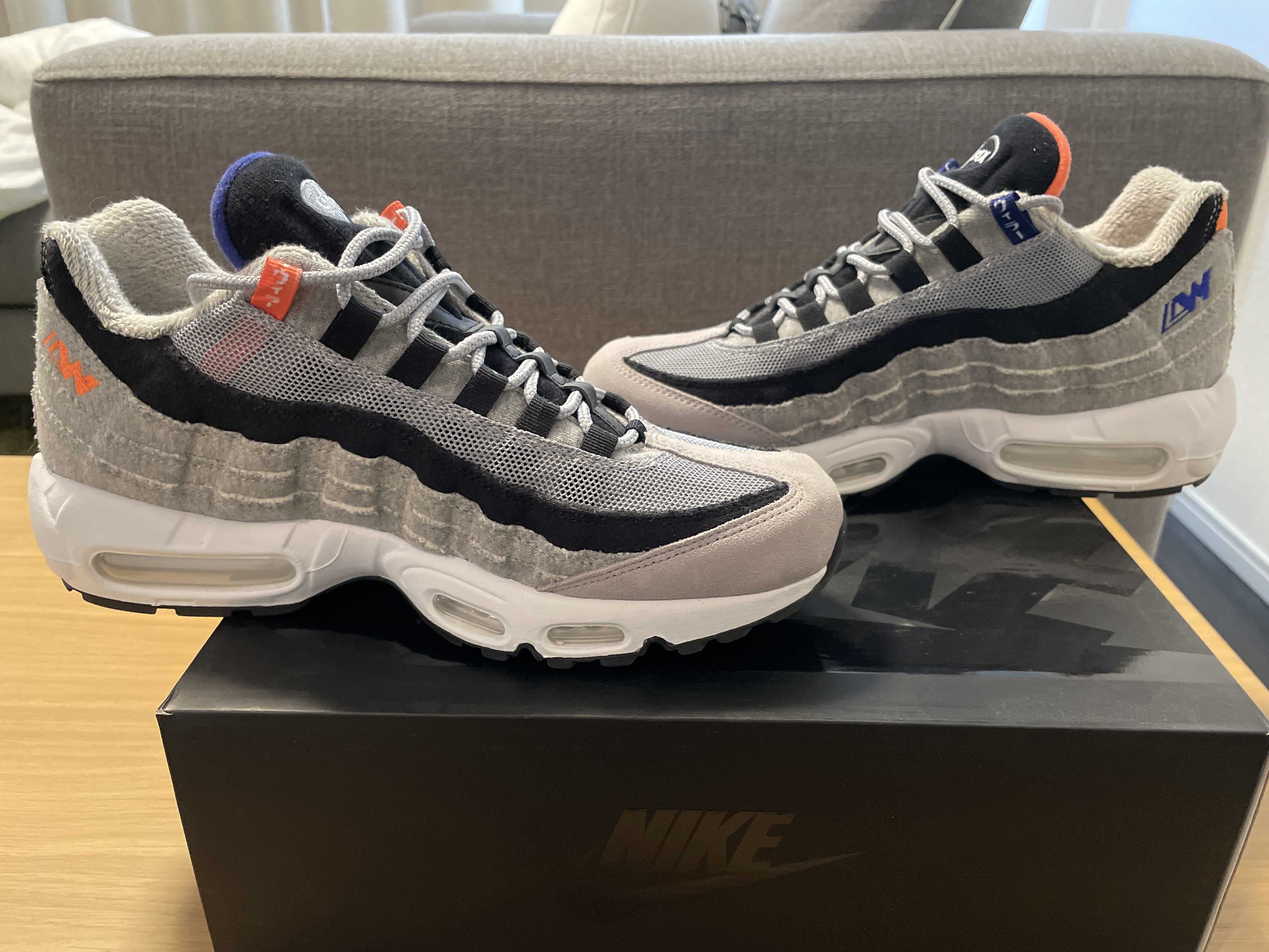 Loopwheeler × Nike Air Max 95 "Wolf Grey"