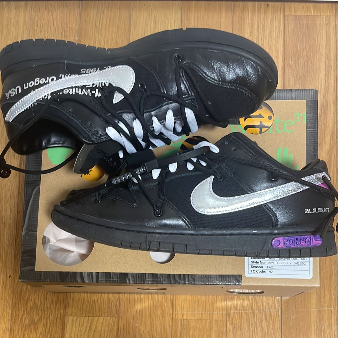 Off-White × Nike Dunk Low 1 of 50 "Lot.50"