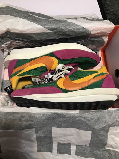 sacai × NIKE LDV WAFFLE "PINE GREEN"