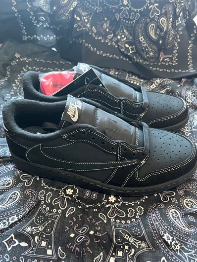 Travis Scott × Nike Air Jordan 1 Low OG SP "Black Phantom"