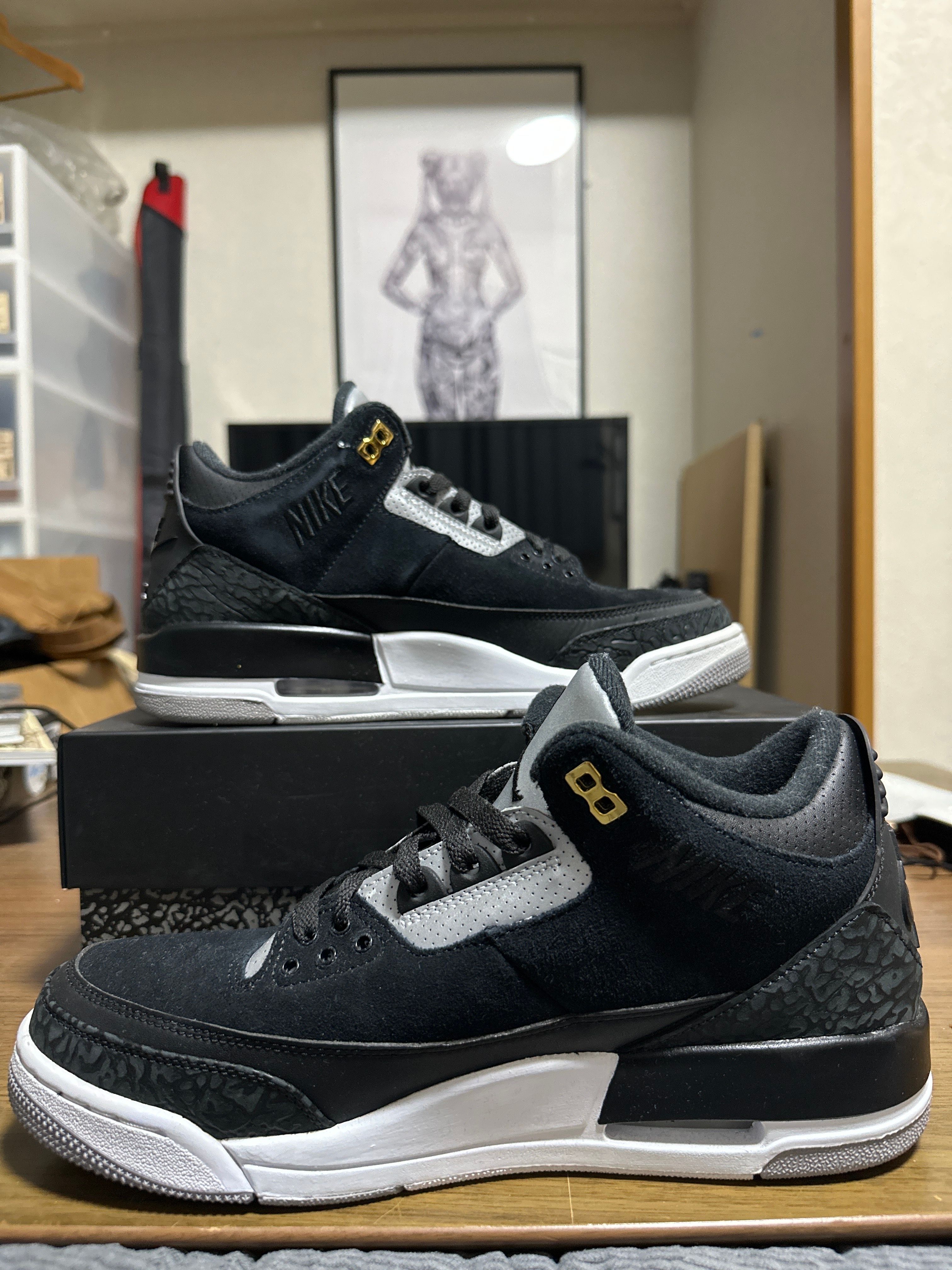 Nike Air Jordan 3 Retro Tinker "Black/Cement Grey"